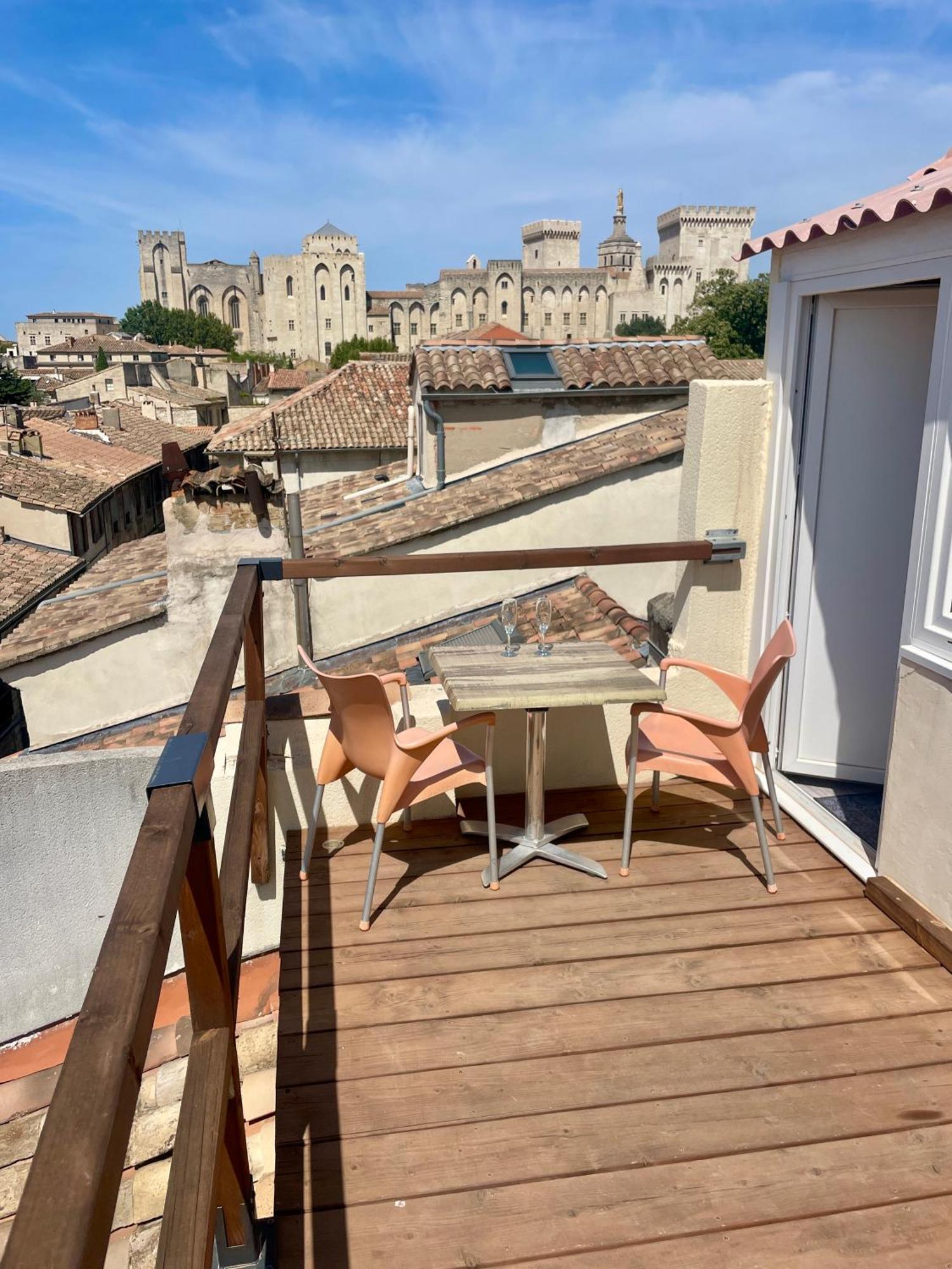 Le Toit D'Avignon - Intra-Muros - Terrasse Vue Palais Des Papes - Ideal Festival - Climatisation - Wifi Экстерьер фото