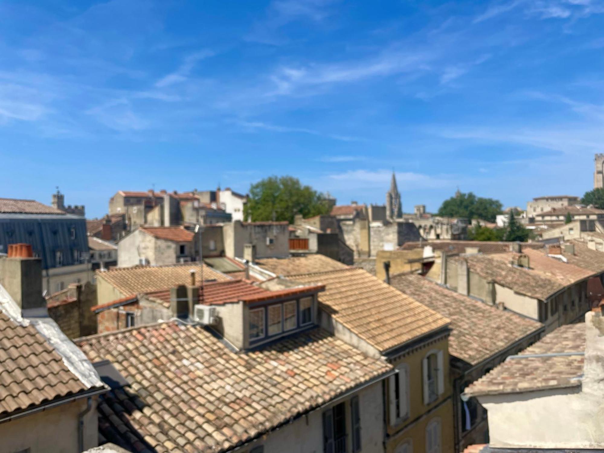 Le Toit D'Avignon - Intra-Muros - Terrasse Vue Palais Des Papes - Ideal Festival - Climatisation - Wifi Экстерьер фото
